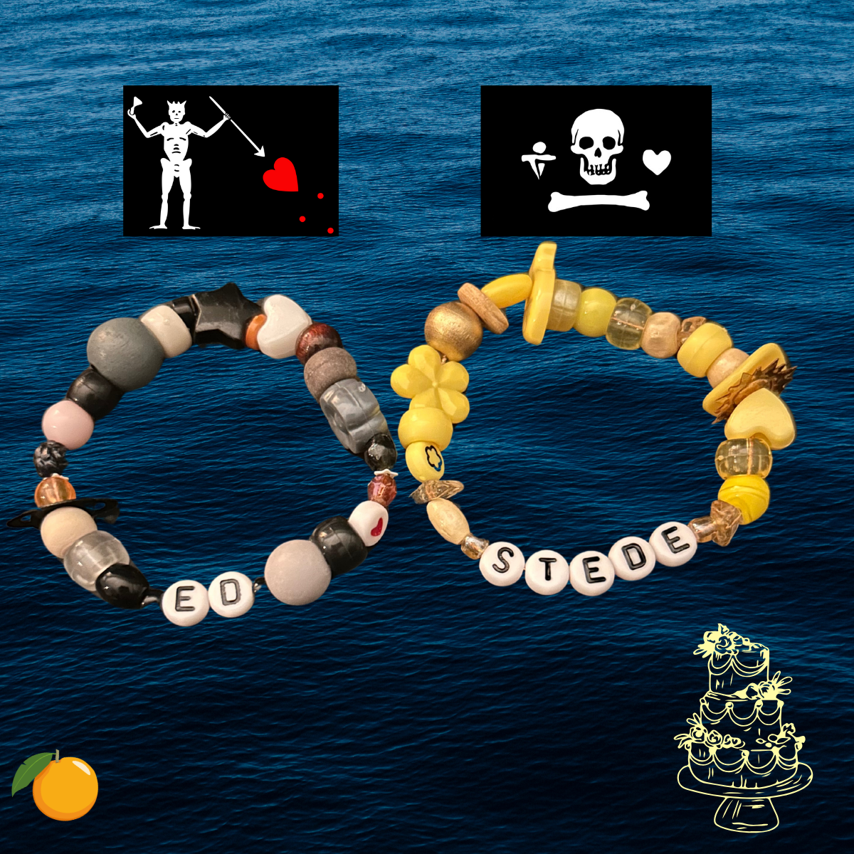 Ed and Stede Bracelet Set